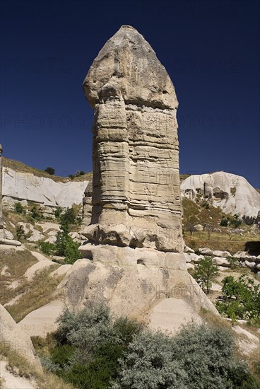 Love Valley. Phallic shaped fairy chimney rock formations in popular valley outside Goreme. Photo : Hugh Rooney