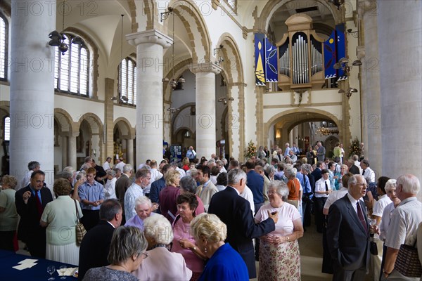 The Anglican Cathedral Church of St Thomas of Canterbury with a reception in the nave after the Readers Admission Service by the Bishop to license Readers. Photo: Paul Seheult