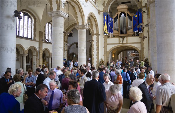 The Anglican Cathedral Church of St Thomas of Canterbury with a reception in the nave after the Readers Admission Service by the Bishop to license Readers. Photo : Paul Seheult