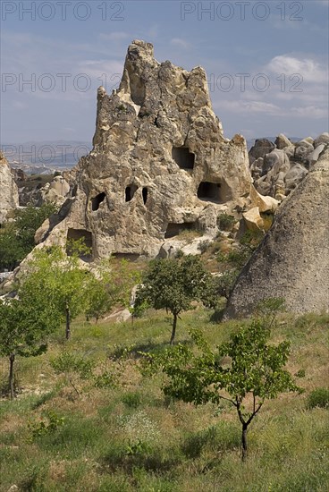 Open Air Museum. The Nuns Convent or Nunnery carved from outcrop of rock is seven storeys high and once housed as many as three hundred nuns. Photo: Hugh Rooney