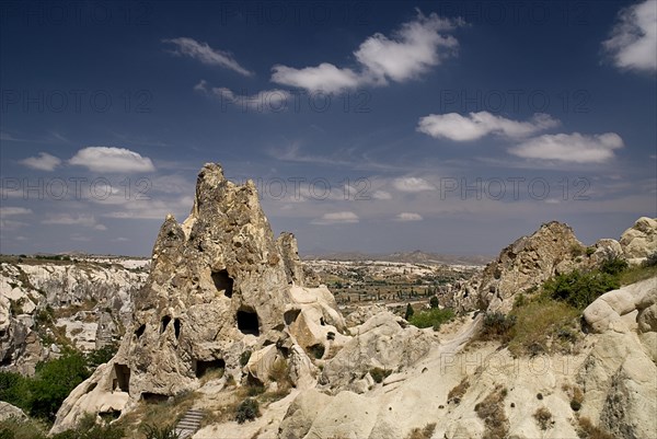 Open Air Museum. The Nuns Convent or Nunnery carved from outcrop of rock is seven storeys high and once housed as many as three hundred nuns. Photo : Hugh Rooney