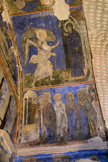 Open Air Museum. The Buckle Church is the largest cave church in Goreme and has some of the finest fresco painting with rich colours and much detail. Photo: Hugh Rooney