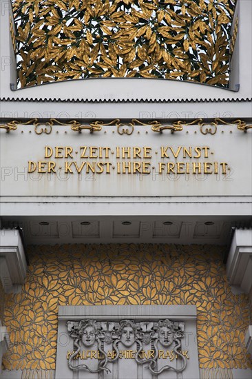 The Seccession Building detail of exterior facade. Photo: Bennett Dean