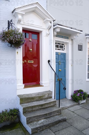 Georgian doors on houses in Old Portsmouth. Photo: Paul Seheult