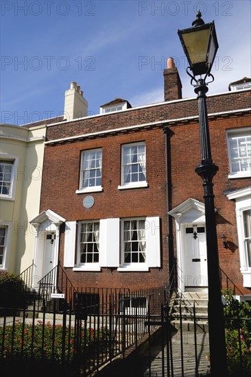 The Charles Dickens Birthplace Museum in Old Commercial Road. He was born here in 1812 and lived here for three years commemorated with a Blue Plaque. Photo : Paul Seheult