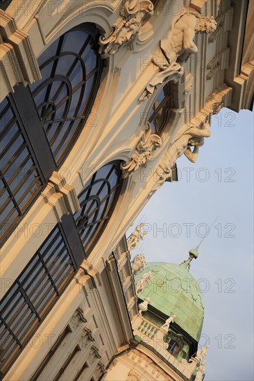 Detail of Belvedere Palace carved exterior. Photo: Bennett Dean