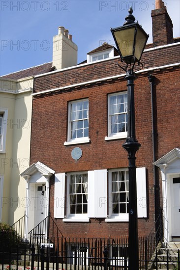 The Charles Dickens Birthplace Museum in Old Commercial Road. He was born here in 1812 and lived here for three years commemorated with a Blue Plaque. Photo : Paul Seheult