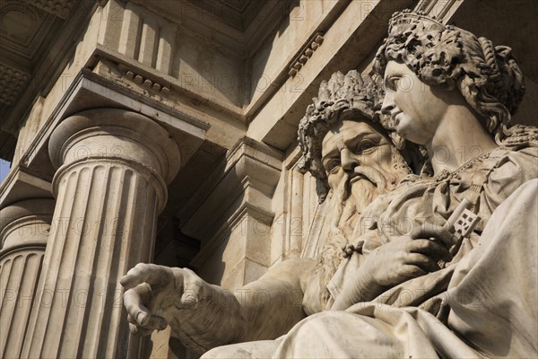 Detail of the Danubius Fountain at the Albertina Museum. Photo: Bennett Dean