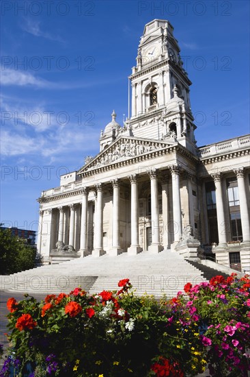 The Guildhall originally built in 1890 but rebuilt by 1959 after being bombed in 1941 during World War II. Photo: Paul Seheult