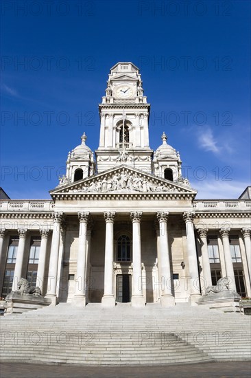 The Guildhall originally built in 1890 but rebuilt by 1959 after being bombed in 1941 during World War II. Photo: Paul Seheult