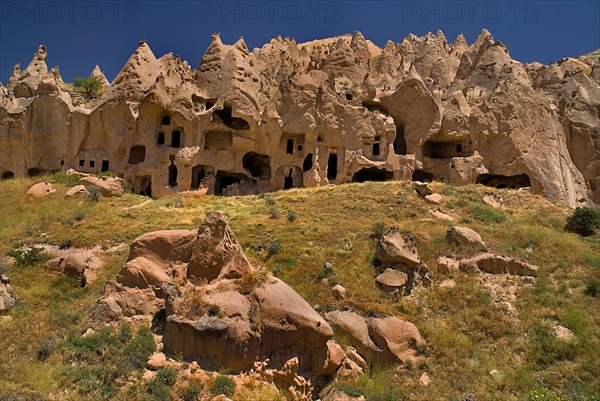 Zelve Open Air Museum. Abandoned homes of monastic cave town inhabited until 1952 when the valley was deemed too dangerous to live in any more. Photo: Hugh Rooney