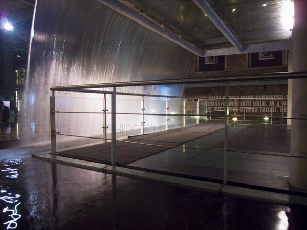 St James Gate waterfall inside the Guinness Storehouse visitor attraction. Photo : Stephen Rafferty