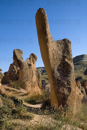 Rock formations in Devrent Valley also known as Imaginery Valley or Pink Valley. Photo : Hugh Rooney