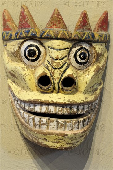 Mexico, Bajio, Zacatecas, Day of the Dead masks Museo Rafael Coronel Dia se los Muertos. 
Photo : Nick Bonetti
