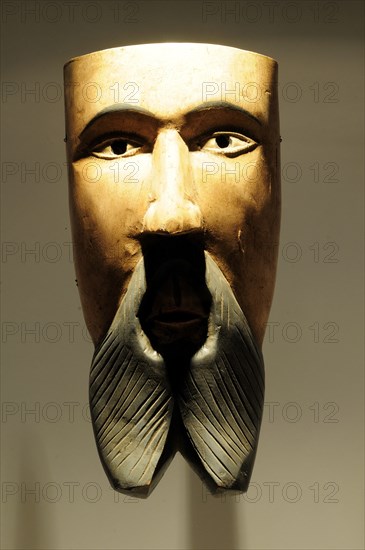 Mexico, Bajio, Zacatecas, Mask for the Dance of the Moors in the Museo Rafael Coronel. 
Photo : Nick Bonetti