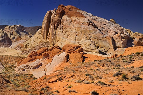 USA, Nevada, Valley of Fire State Park, Rock formations. 
Photo : Hugh Rooney