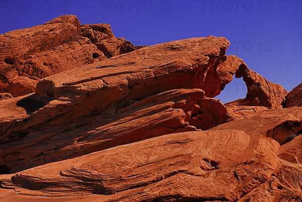 USA, Nevada, Valley of Fire State Park, Rock formations. 
Photo : Hugh Rooney