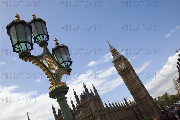 England, London, Westminster Houses of Parliament Clock Tower better known as Big Ben. 
Photo : Stephen Rafferty