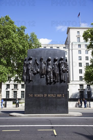 England, London, Westminster Whitehall Memorial for the Women of World War Two. 
Photo : Stephen Rafferty
