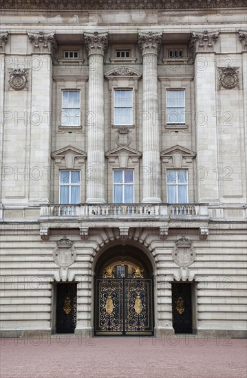 England, London, Westminster Buckingham Palace exterior and balcony. 
Photo : Stephen Rafferty