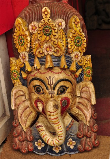 PAPIER MACHE MASKS OF DEMONS AND DEITIES -  FOLK ART OF NEPAL