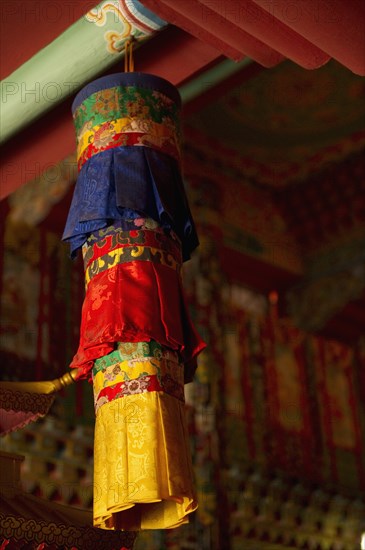 ART IN BUDDHIST MONASTERIES OF SIKKIM INDIA - SILK HANGING