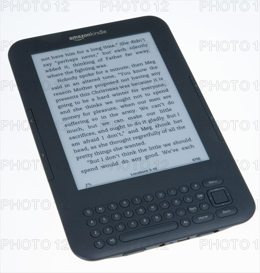 Computers, e-Reader, Kindle, Technology Computers IT Amazon Kindle Wi Fi E Book reader with keyboard. 
Photo : Paul Seheult