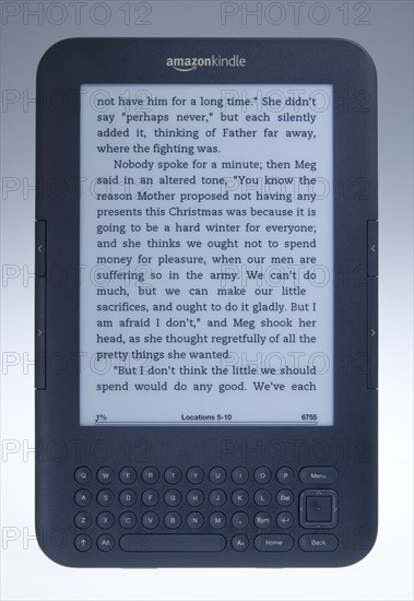 Computers, e-Reader, Kindle, Technology Computers IT Amazon Kindle Wi Fi E Book reader with keyboard. 
Photo : Paul Seheult