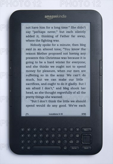 Computers, e-Reader, Kindle, Technology Computers IT Amazon Kindle Wi Fi E Book reader with keyboard. 
Photo : Paul Seheult