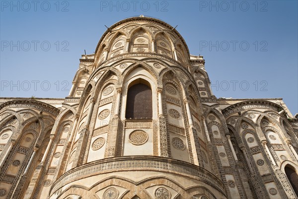 Italy, Sicily, Palermo, Apse of Monreale Cathedral. 
Photo : Mel Longhurst