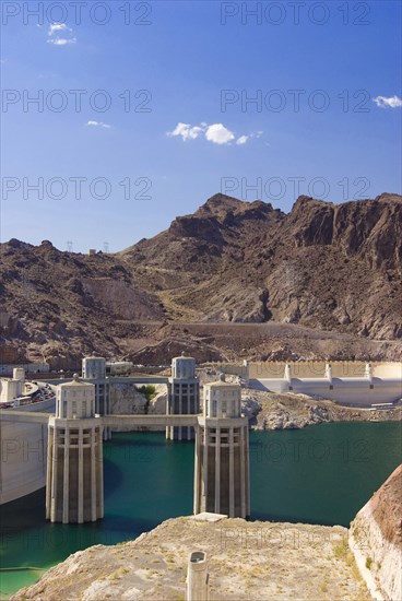 View of Lake Mead created by the Hoover Dam