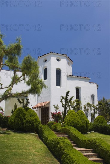 USA, California, Los Angeles, Typical house on Hollywood Boulevard. 
Photo : Chris Penn