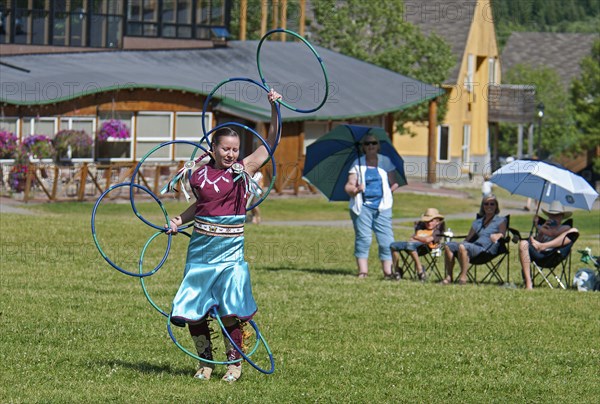 Blackfoot Arts & Heritage Festival to celebrate Parks Canada's centennial Hoop dancerfrom the Samson Cree Nation