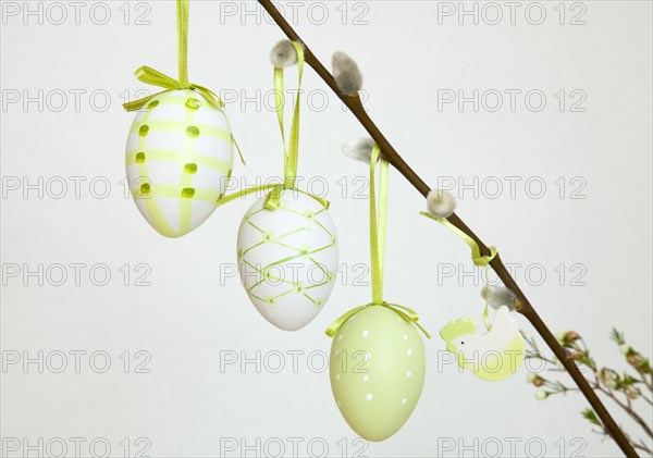 Eggs decorated for Easter.