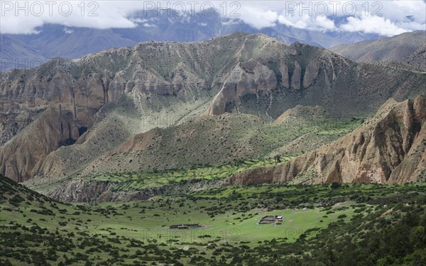 Beautiful mountain valley on the route from Samar to Gemi village.