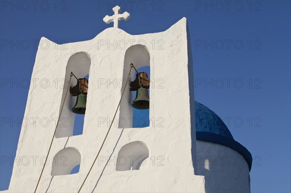 The Seven Martyrs a small white church with a blue dome