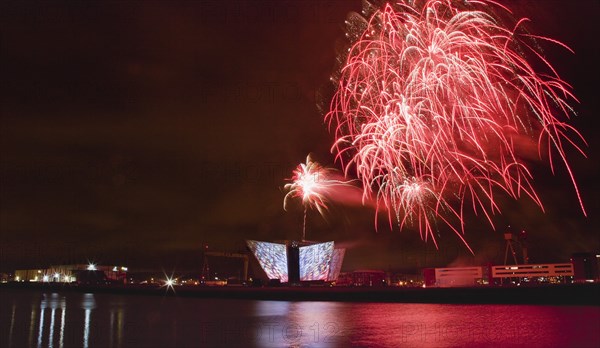 Titanic Quarter Visitor centre designed by Civic Arts & Eric R Kuhne