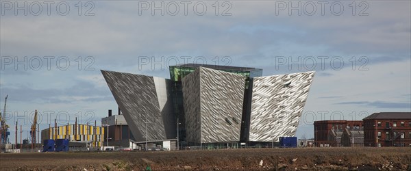 Titanic Quarter Visitor centre designed by Civic Arts & Eric R Kuhne.