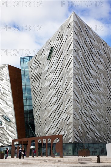 Titanic Quarter Visitor centre designed by Civic Arts & Eric R Kuhne.