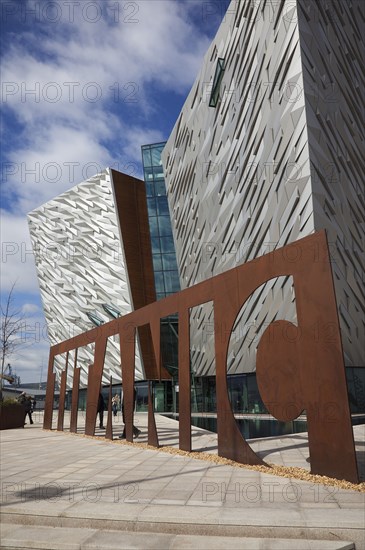 Titanic Quarter Visitor centre designed by Civic Arts & Eric R Kuhne.