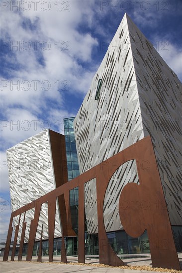 Titanic Quarter Visitor centre designed by Civic Arts & Eric R Kuhne.