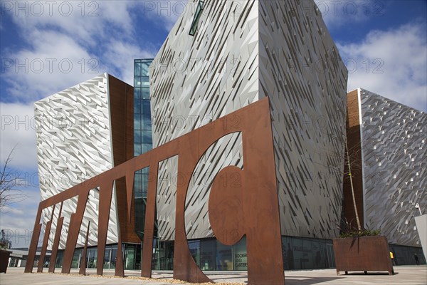 Titanic Quarter Visitor centre designed by Civic Arts & Eric R Kuhne.