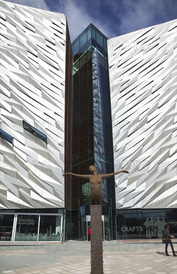 Titanic Quarter Visitor centre designed by Civic Arts & Eric R Kuhne