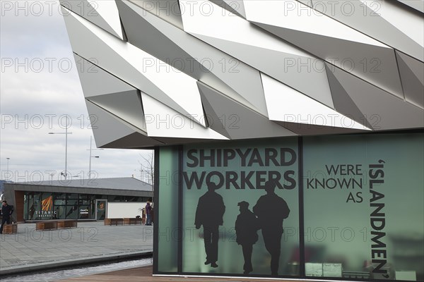 Titanic Quarter Visitor centre designed by Civic Arts & Eric R Kuhne.