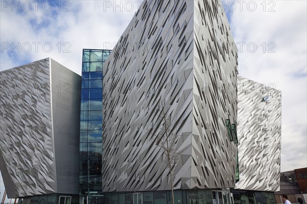 Titanic Quarter Visitor centre designed by Civic Arts & Eric R Kuhne.