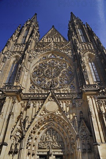 St Vitus Cathedral western facade.