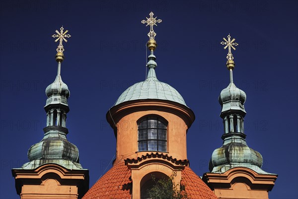 Petrin Hill Church domes.