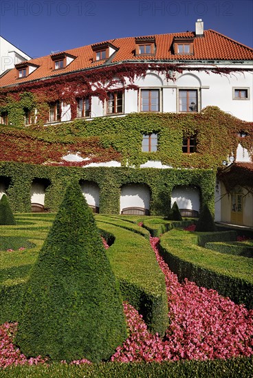 Vrtbov Garden formal Baroque garden constructed 1720.