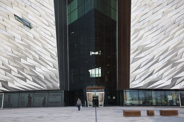 Titanic Quarter Visitor centre designed by Civic Arts & Eric R Kuhne.