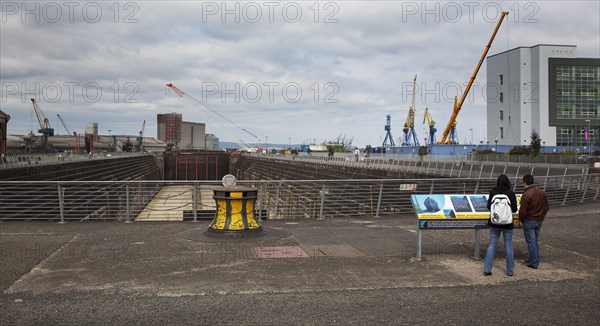 Titanic Quarter Thompson Graving Dry Dock where RMS Titanic was built.